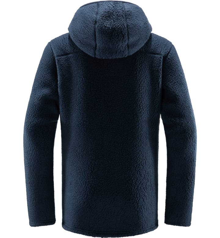 Pile Hood Men Tarn Blue