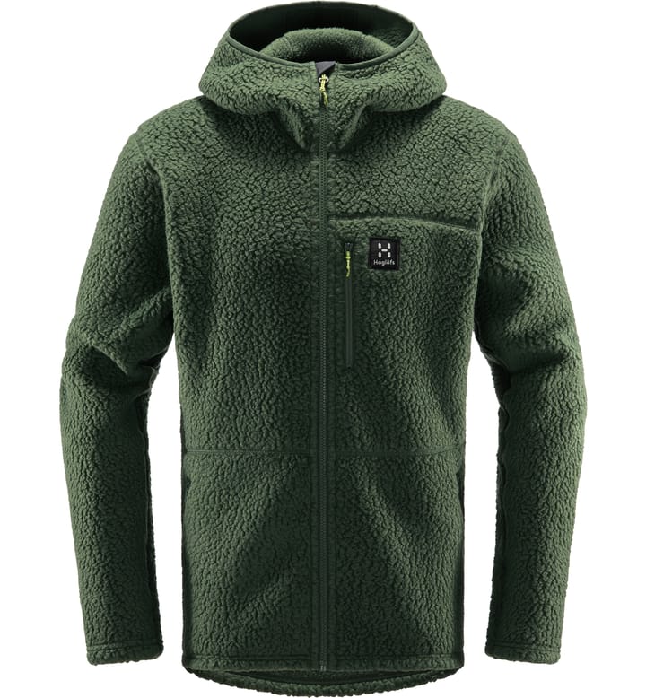 Pile Hood Men Fjell Green