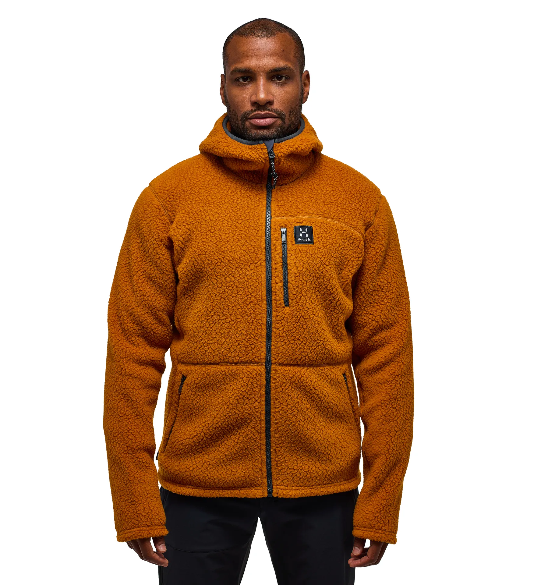 Pile Hood Men Golden Brown