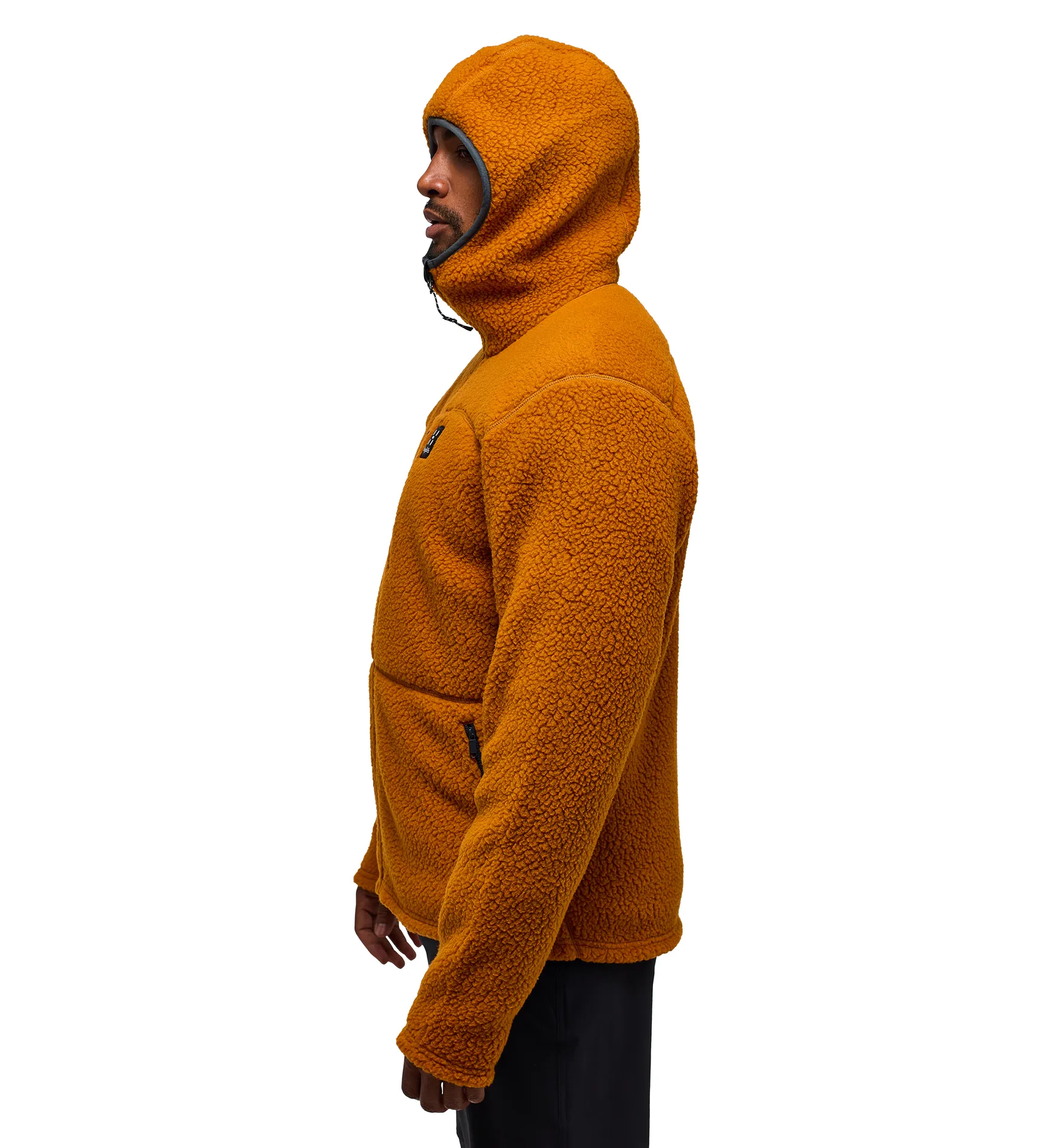 Pile Hood Men Golden Brown