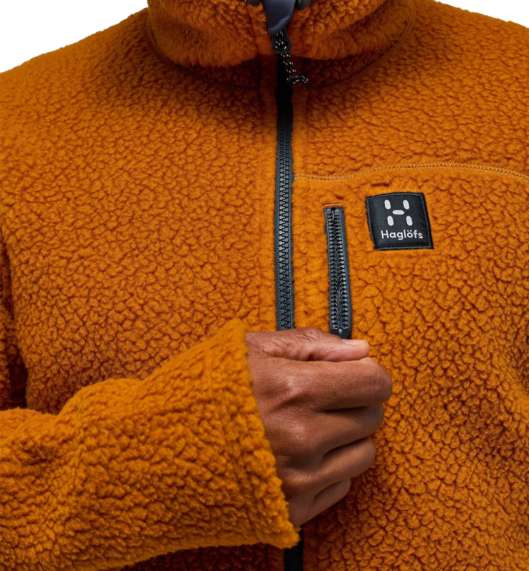 Pile Hood Men Golden Brown