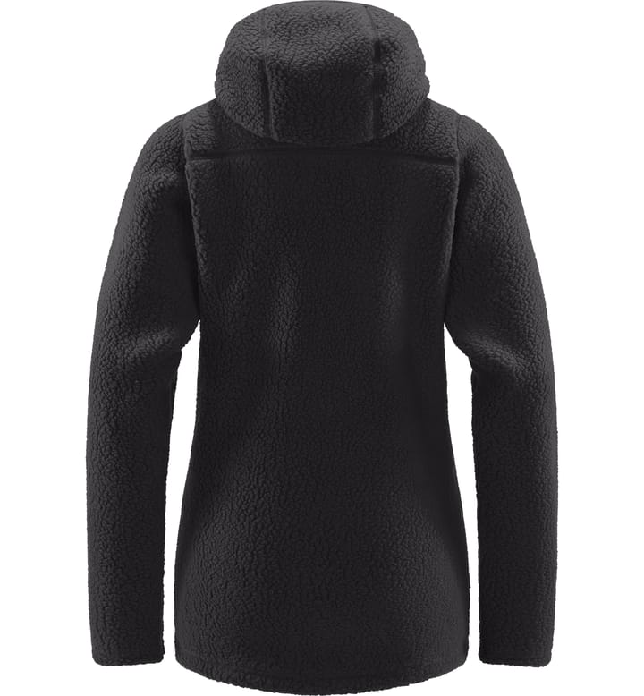 Pile Hood Women Magnetite