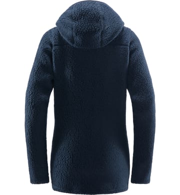 Pile Hood Women Tarn Blue