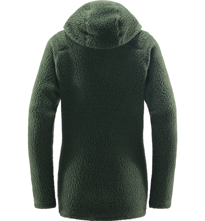 Pile Hood Women Fjell Green