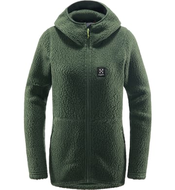 Pile Hood Women Fjell Green