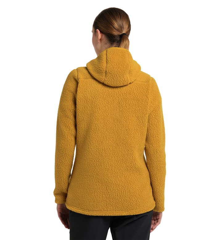 Pile Hood Women Autumn Leaves