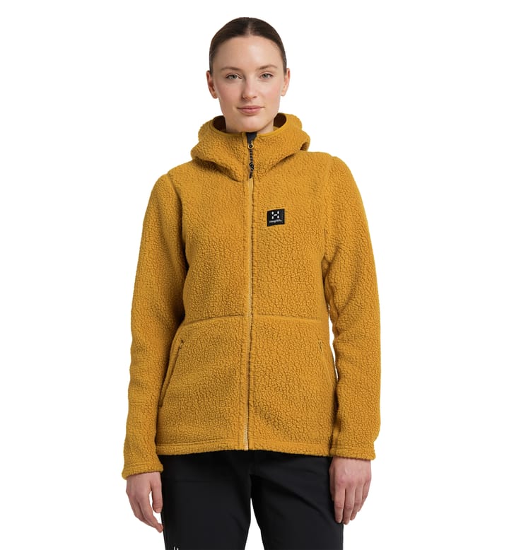 Pile Hood Women Autumn Leaves