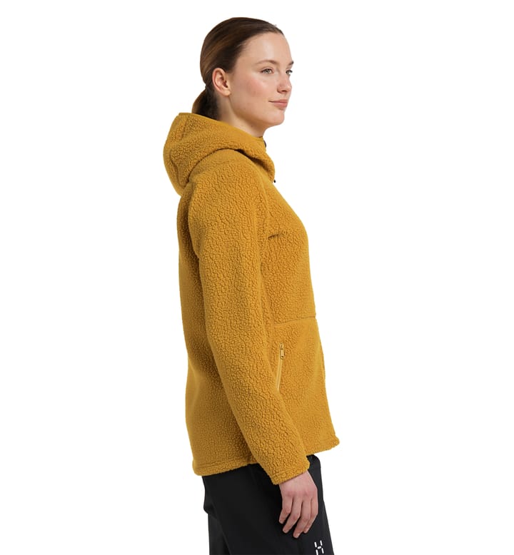 Pile Hood Women Autumn Leaves