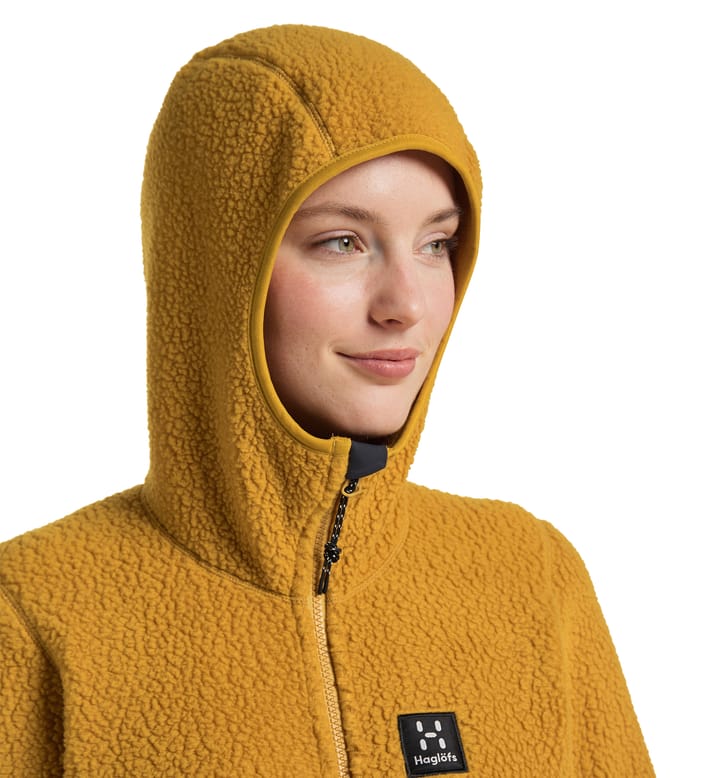 Pile Hood Women Autumn Leaves