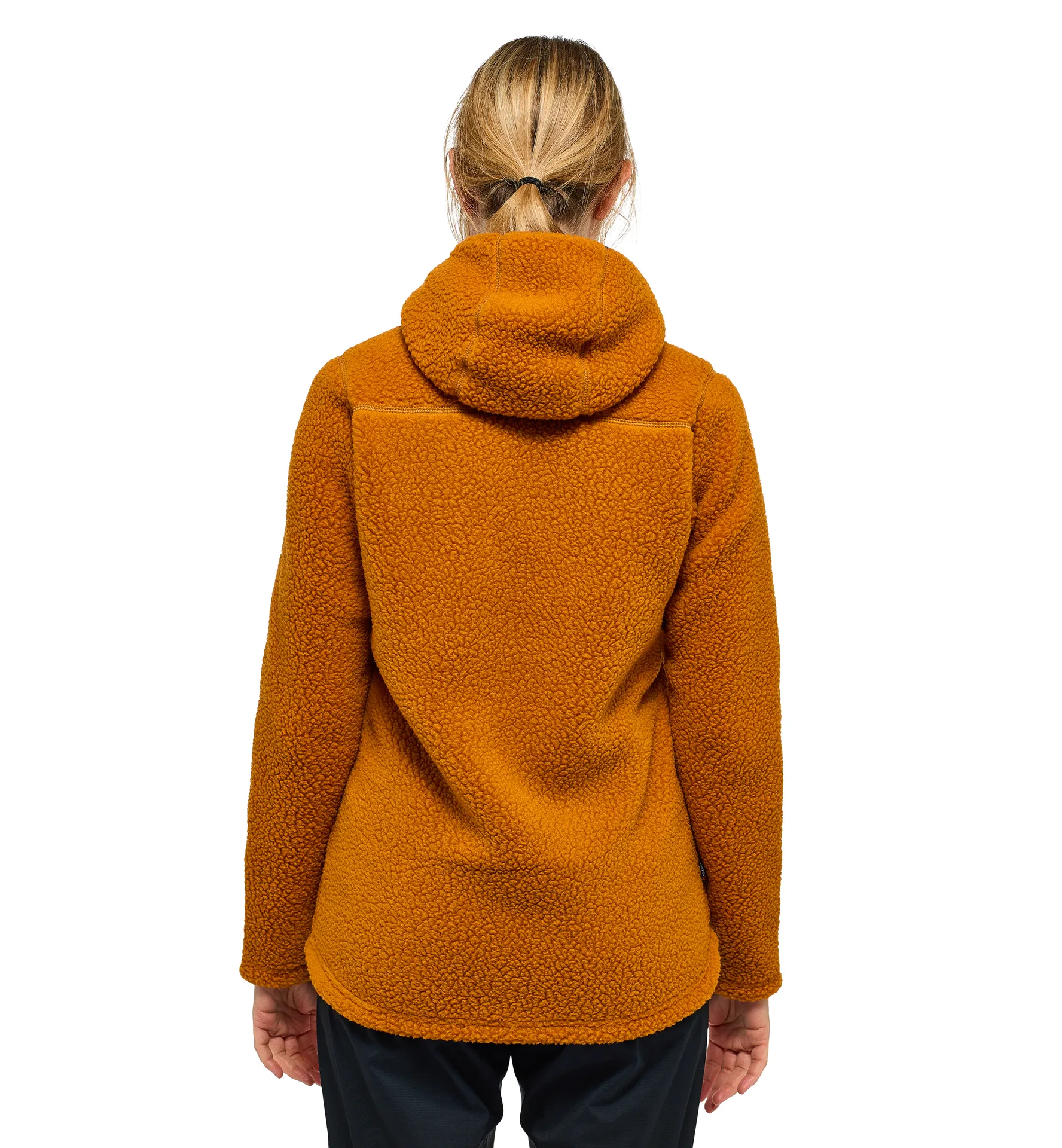 Pile Hood Women Golden Brown