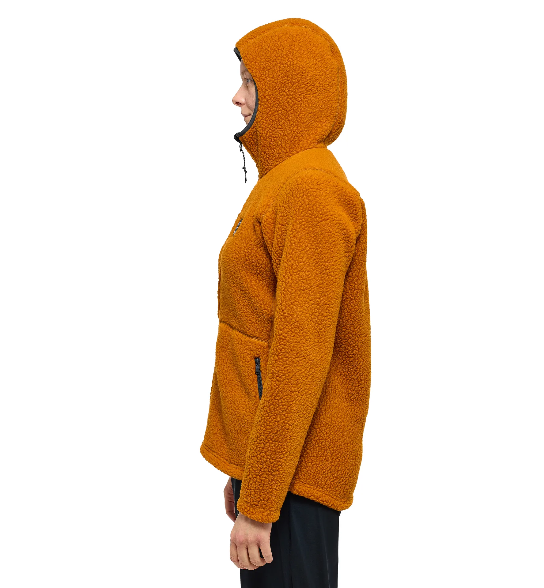 Pile Hood Women Golden Brown