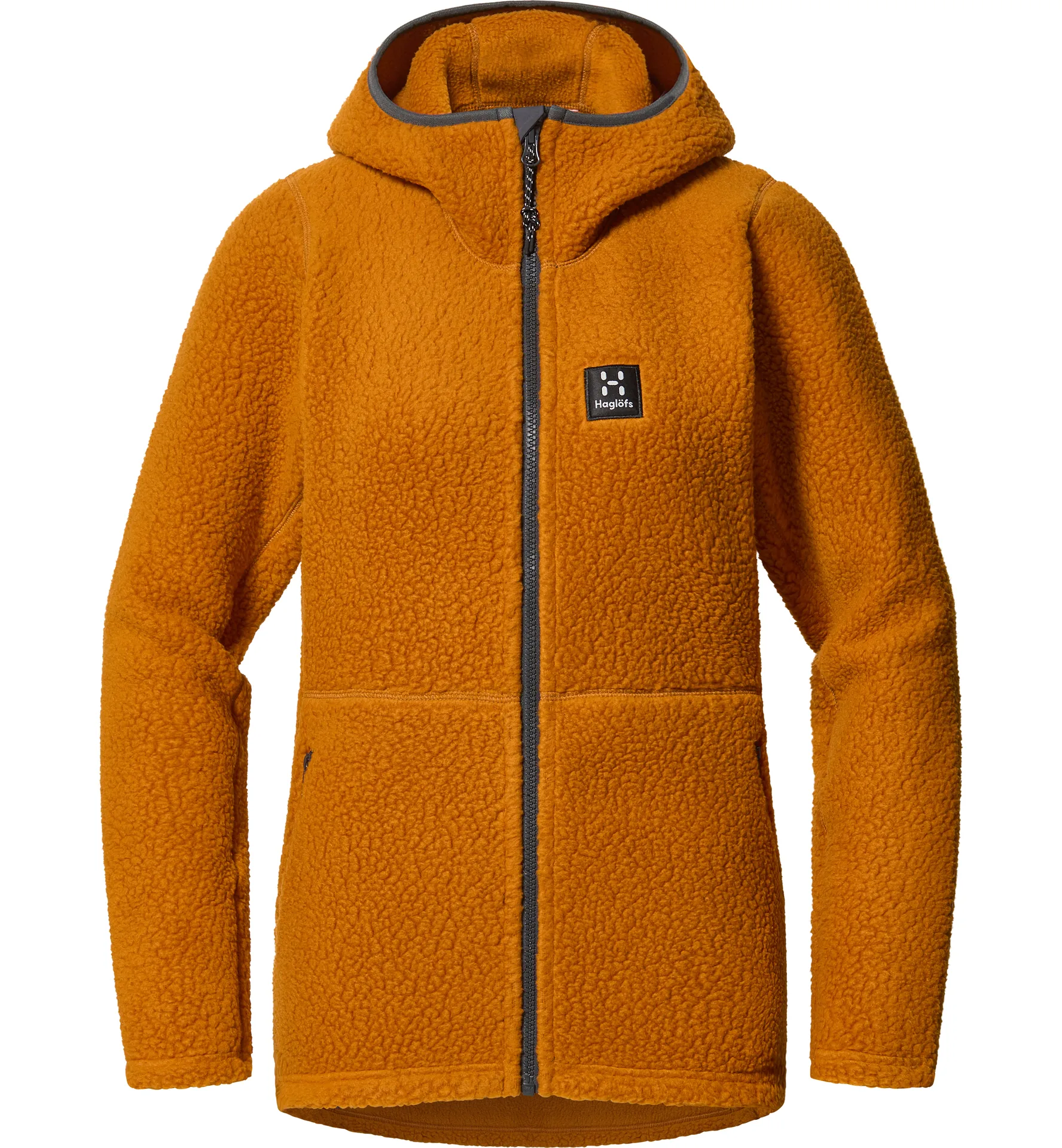 Pile Hood Women Golden Brown