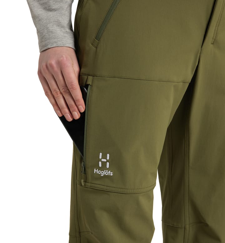 Morän Softshell Relaxed Pant Women Olive Green