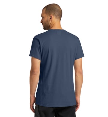 Träd Tee Print Men Tarn Blue