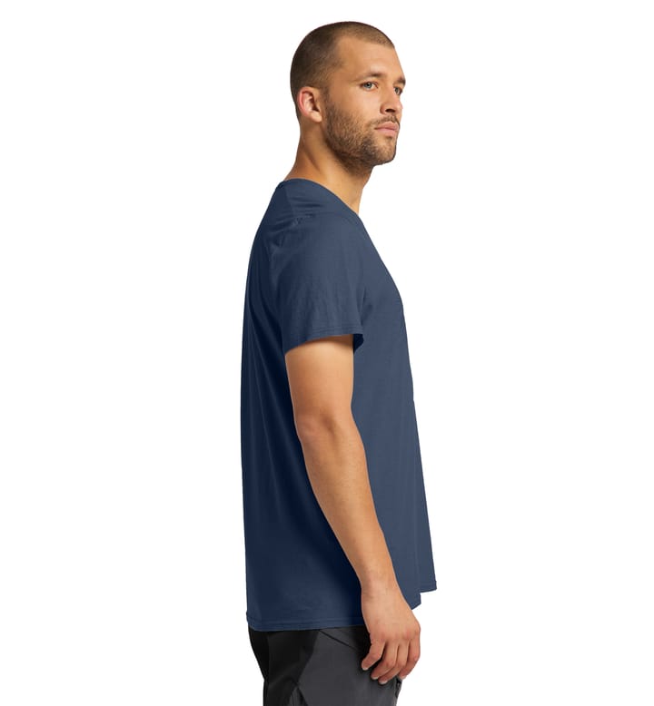 Träd Tee Print Men Tarn Blue