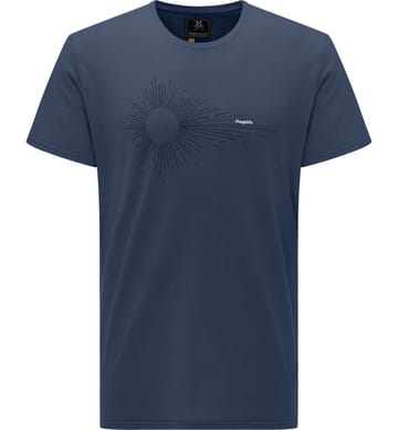 Träd Tee Print Men Tarn Blue