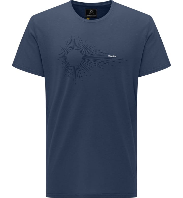 Träd Tee Print Men Tarn Blue