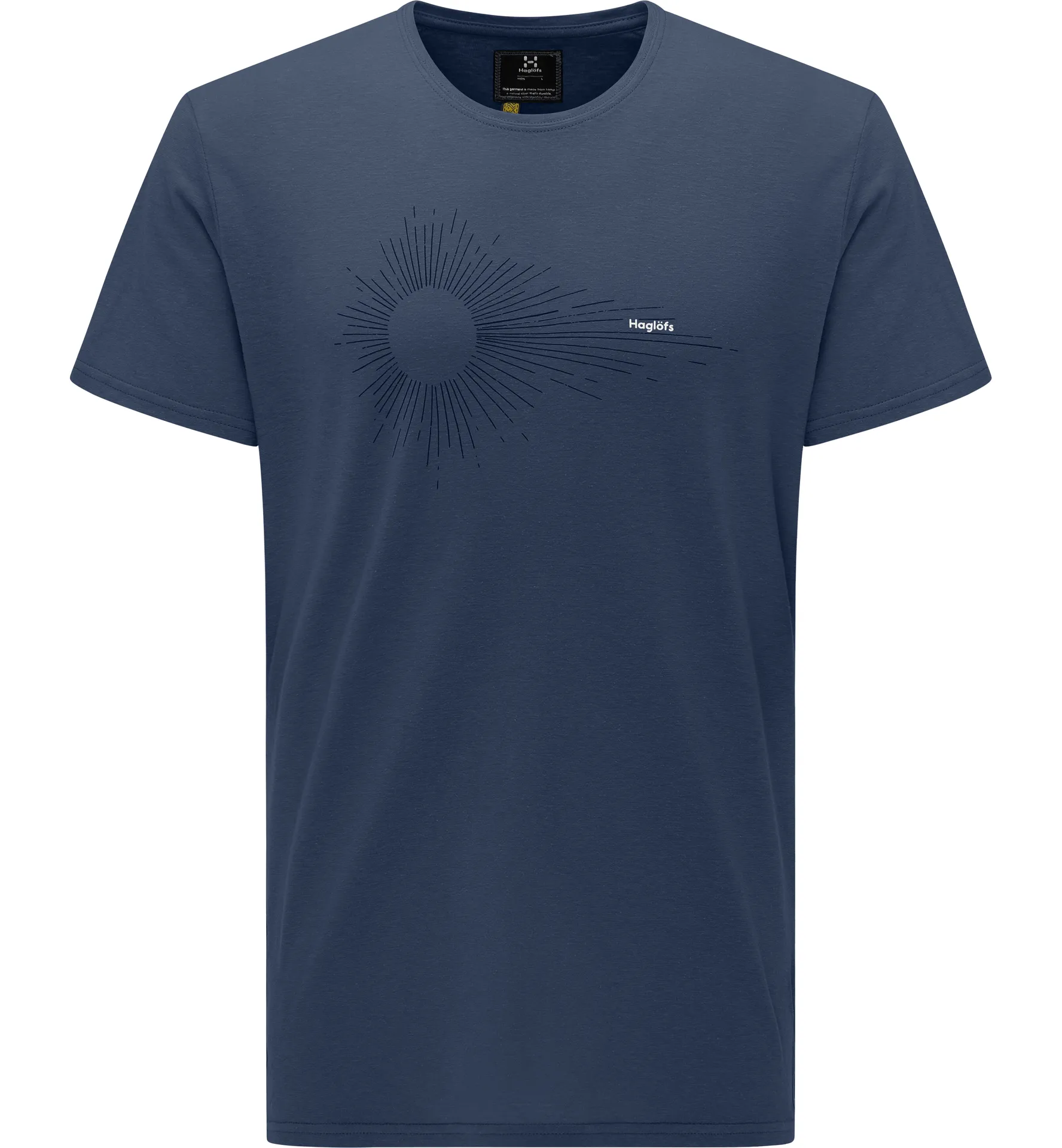 Träd Tee Print Men Tarn Blue