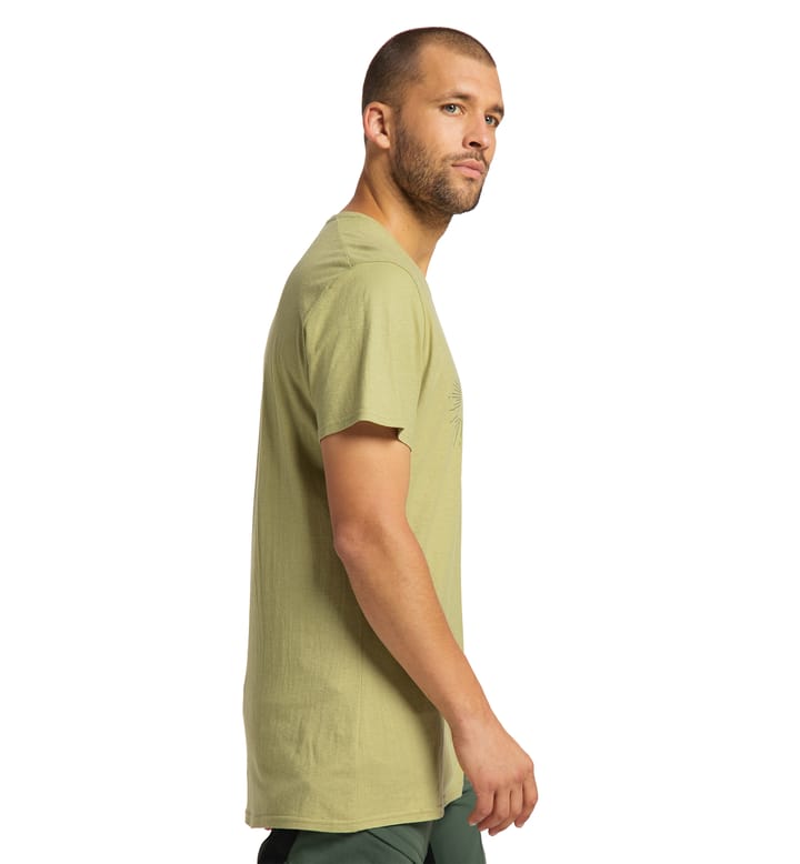 Träd Tee Print Men Thyme Green