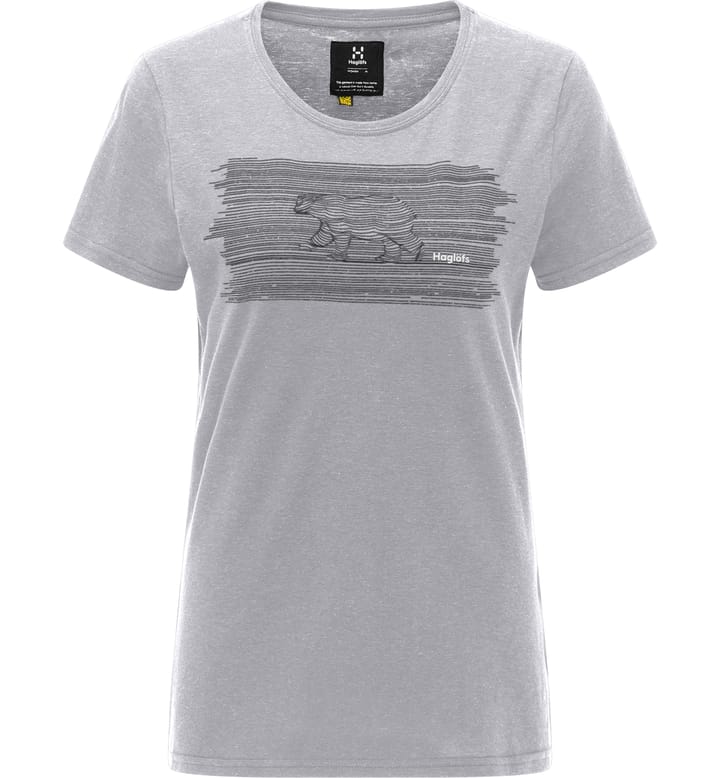 Träd Tee Print Women Concrete