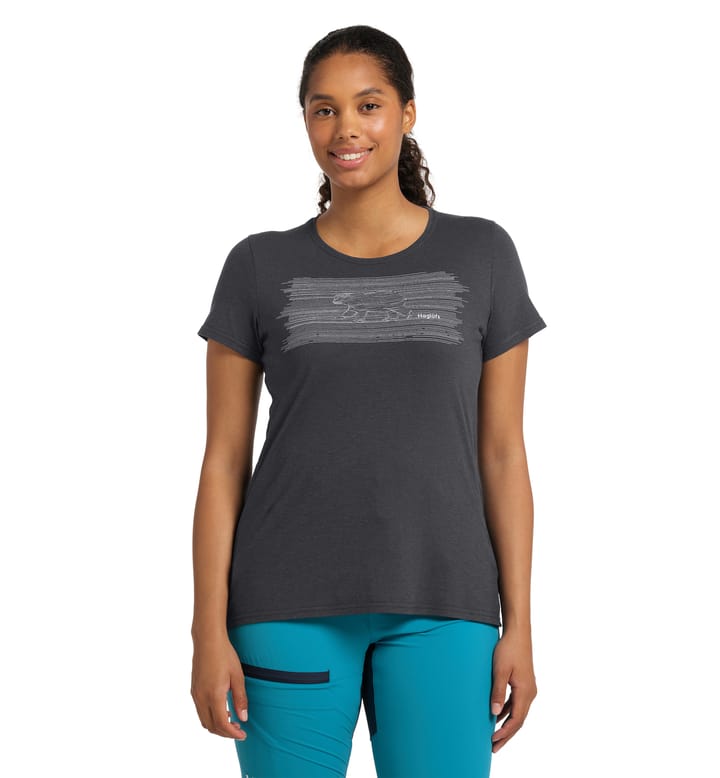 Träd Tee Print Women Magnetite Träd Tee Print Women Magnetite