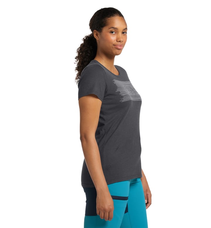 Träd Tee Print Women Magnetite Träd Tee Print Women Magnetite