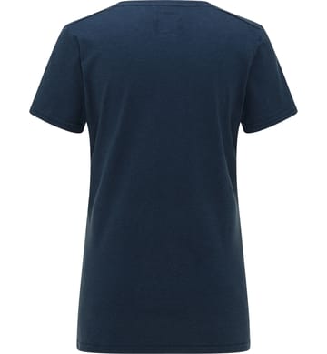 Träd Tee Print Women Tarn Blue