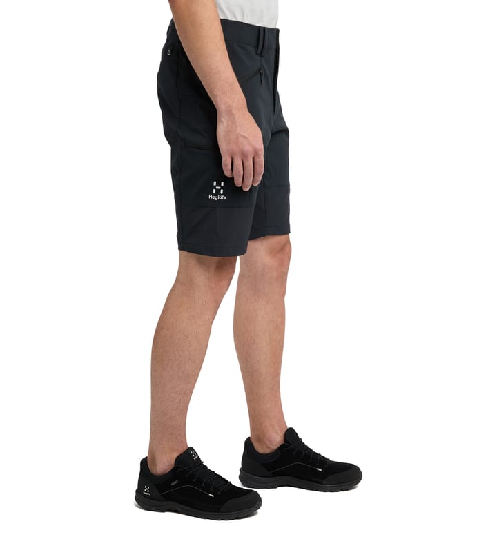 Mid Slim Shorts Men True Black