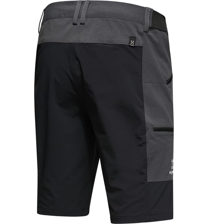 Mid Slim Shorts Men Magnetite/True black