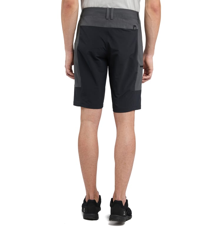 Mid Slim Shorts Men Magnetite/True Black