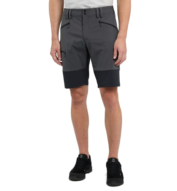 Mid Slim Shorts Men Magnetite/True Black