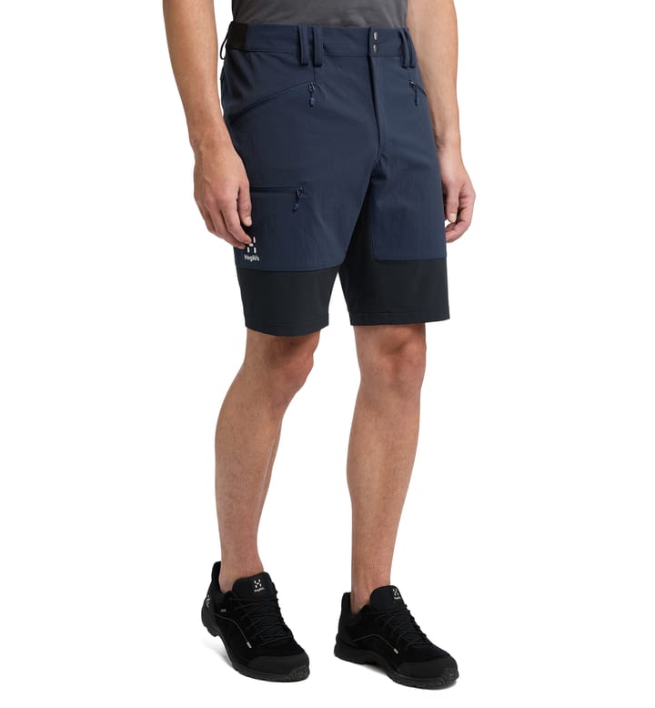 Mid Slim Shorts Men Tarn Blue/True Black