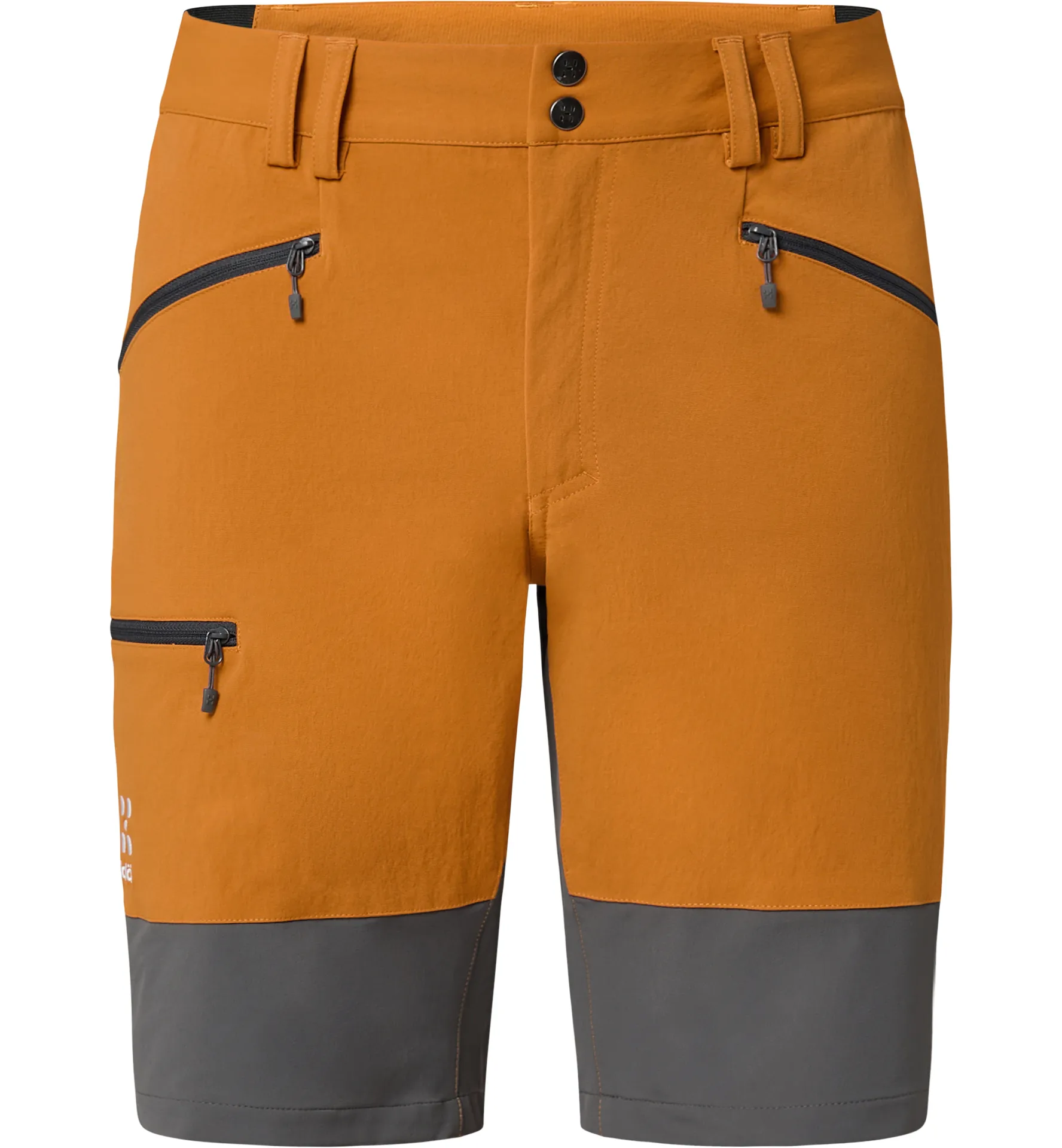 Mid Slim Shorts Men Golden Brown/Magnetite