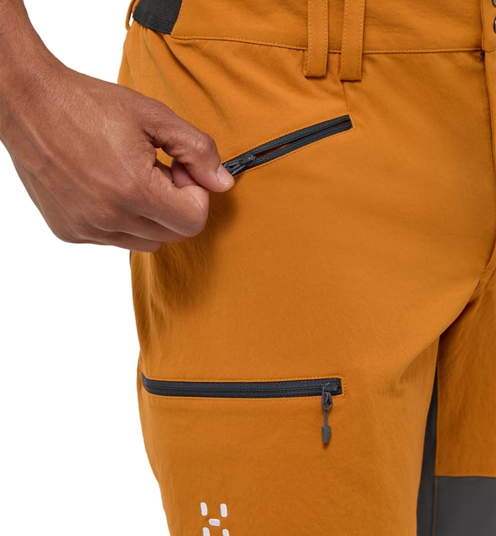 Mid Slim Shorts Men Golden Brown/Magnetite