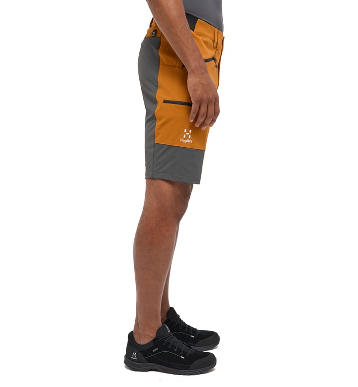 Mid Slim Shorts Men Golden Brown/Magnetite