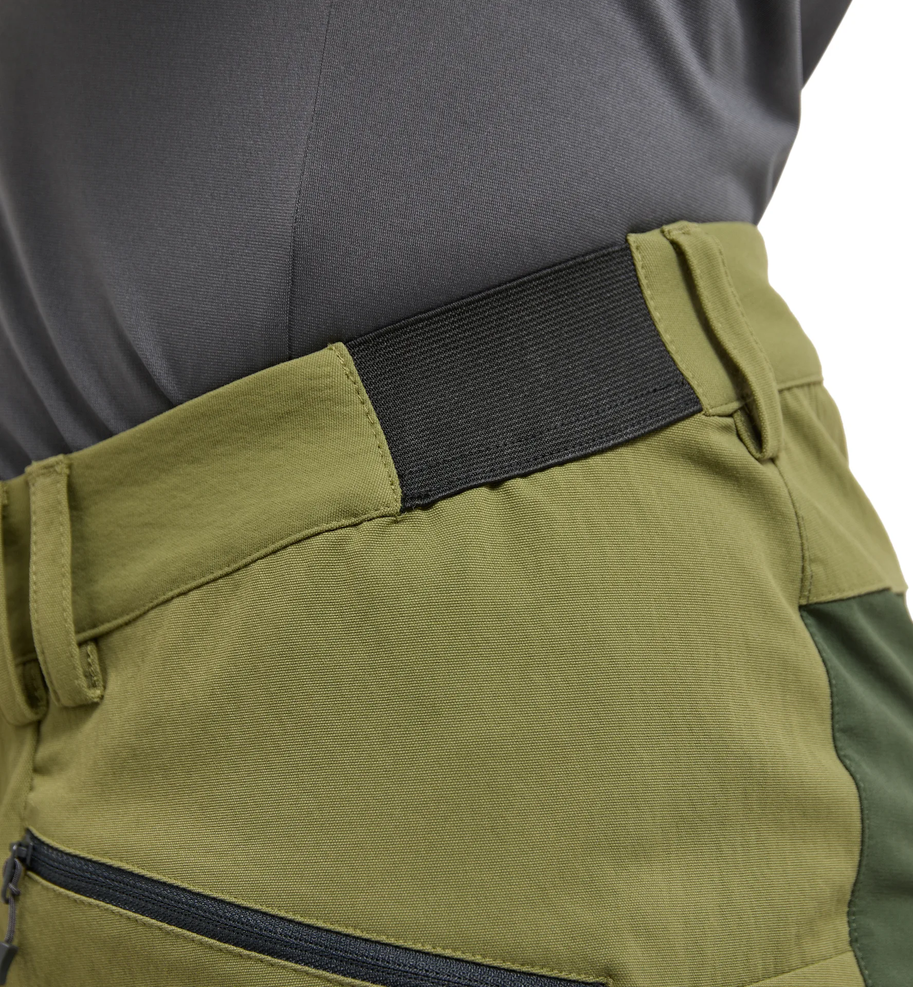 Mid Slim Shorts Men Olive Green/Seaweed Green