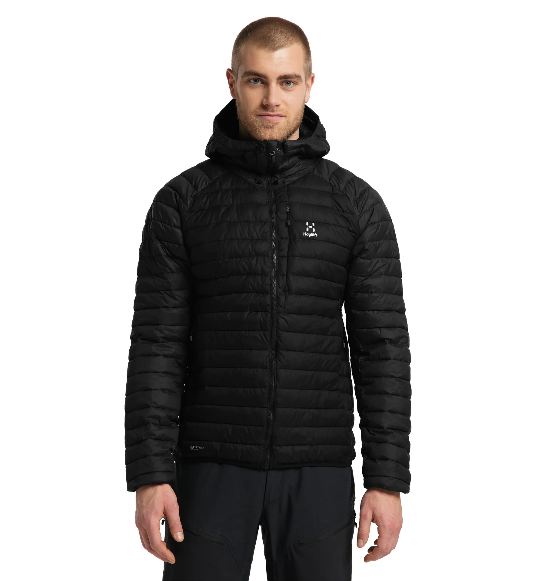 Zed Mimic Hood Men True Black Solid