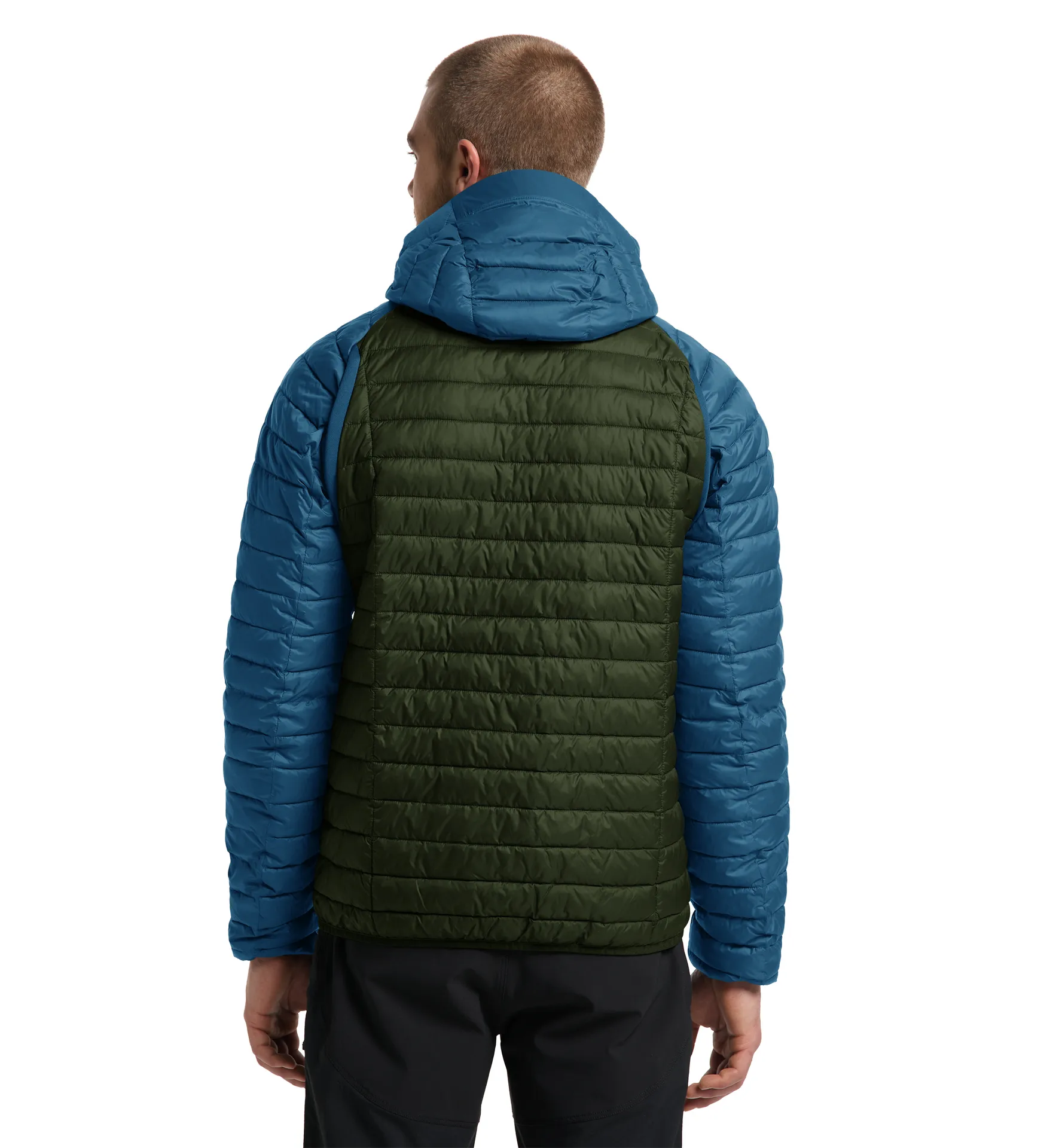 Zed Mimic Hood Men Seaweed Green/Dark Ocean