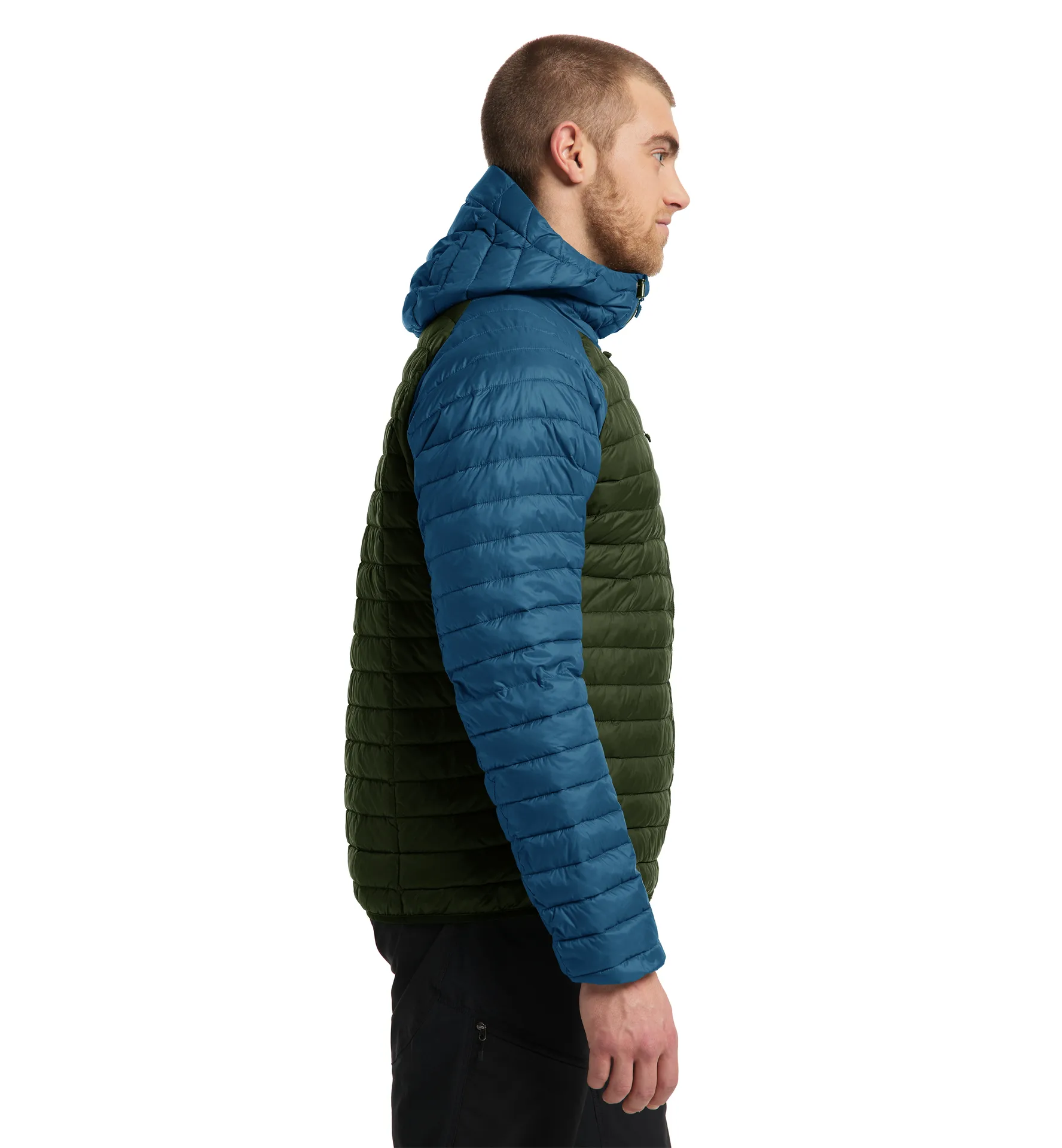 Zed Mimic Hood Men Seaweed Green/Dark Ocean