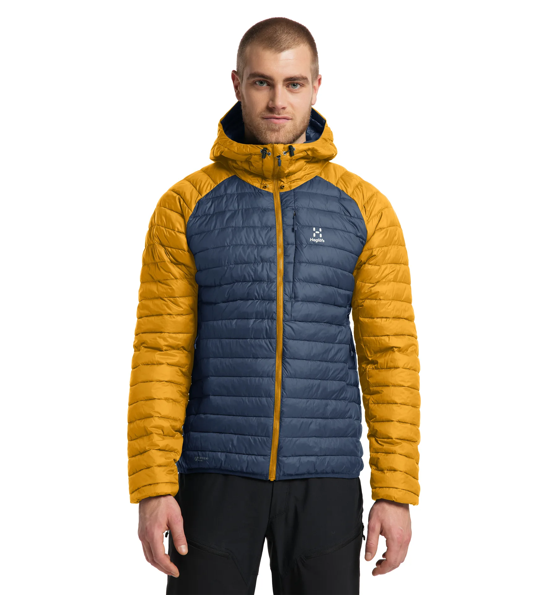 Zed Mimic Hood Men Tarn Blue/Autumn Leaves