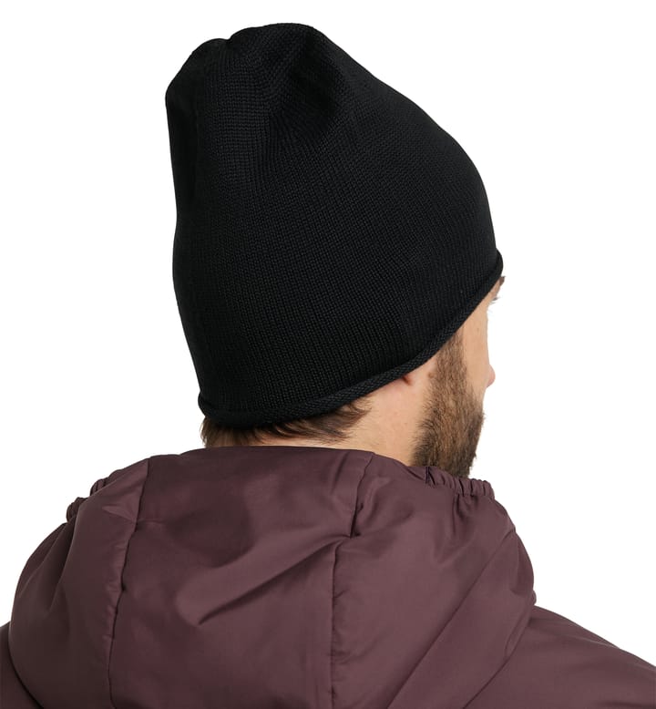 Roll Edge Beanie True Black