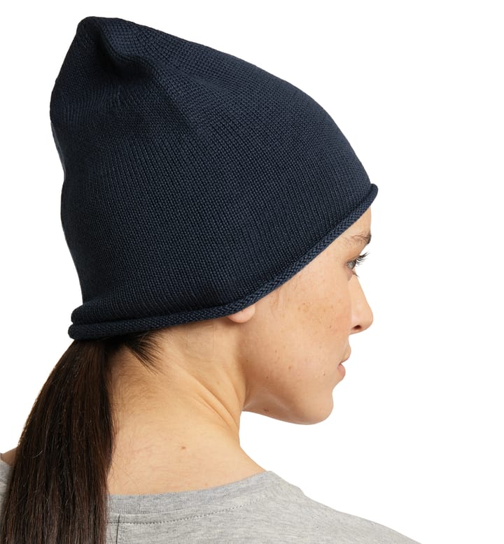 Roll Edge Beanie Tarn Blue