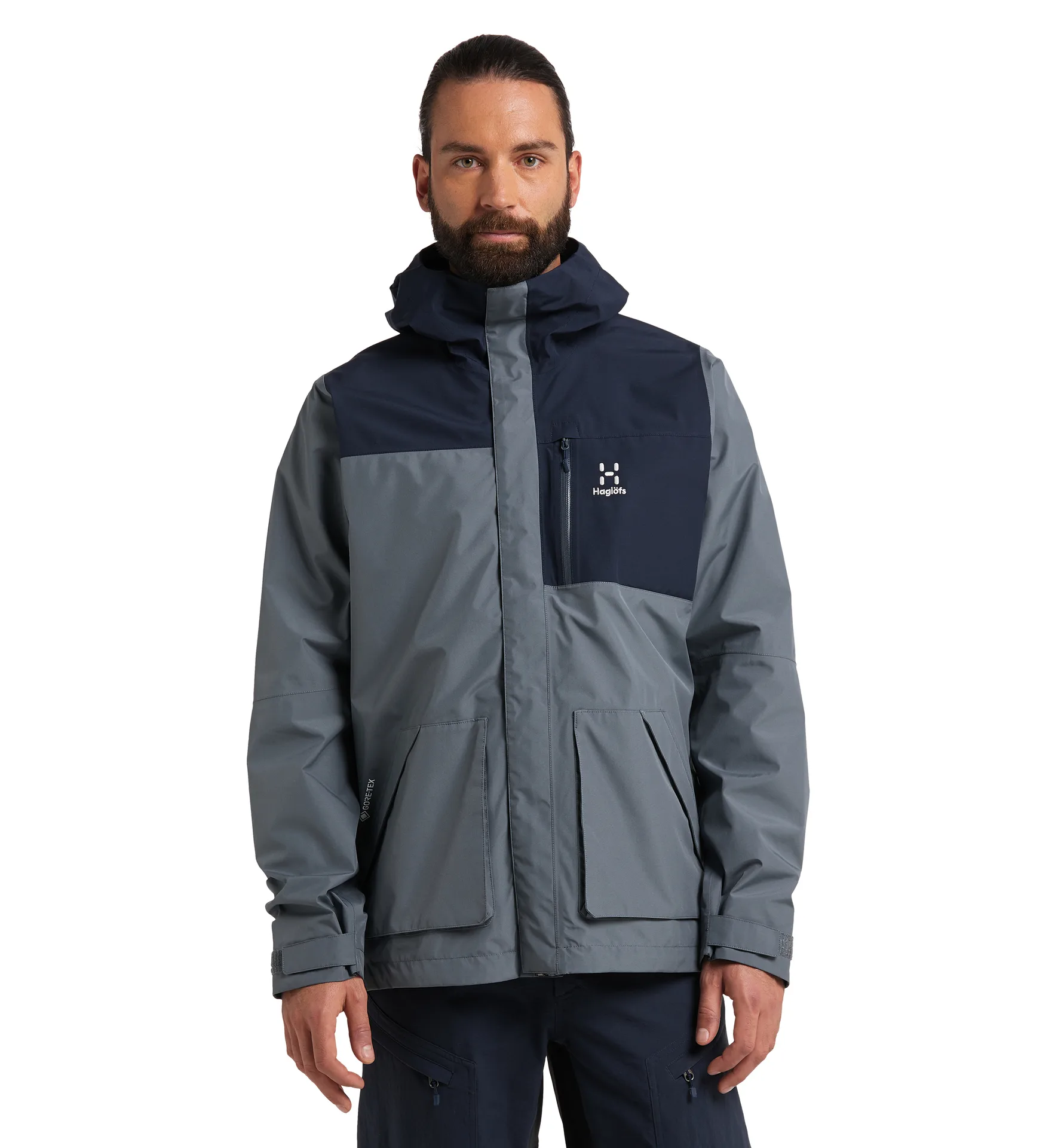Vide GTX Jacket Men Steel Blue/Tarn Blue