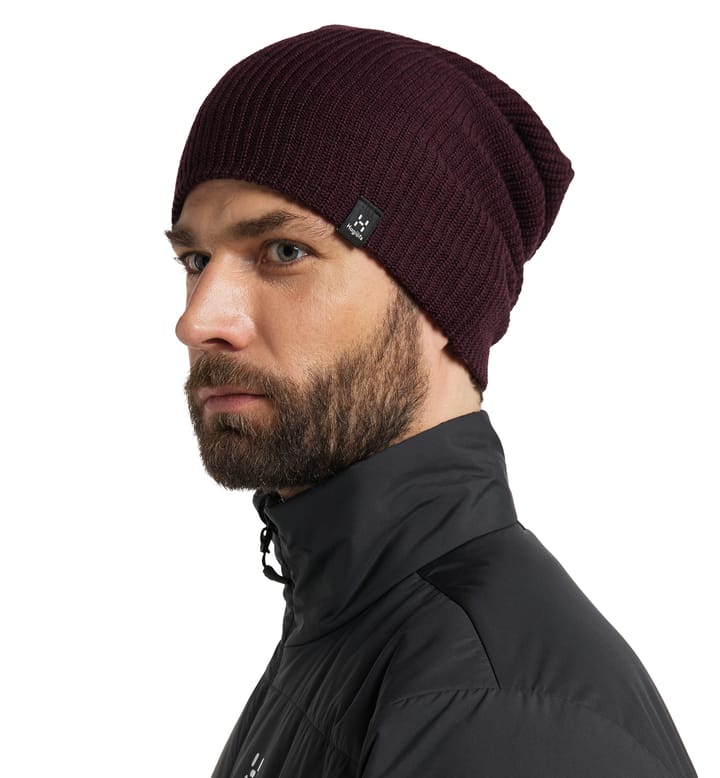 Watch Me Beanie Burgundy Brown