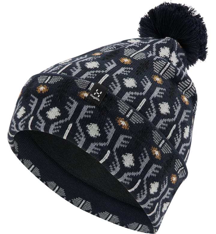 Mountain Jaquard Beanie Tarn Blue Pattern