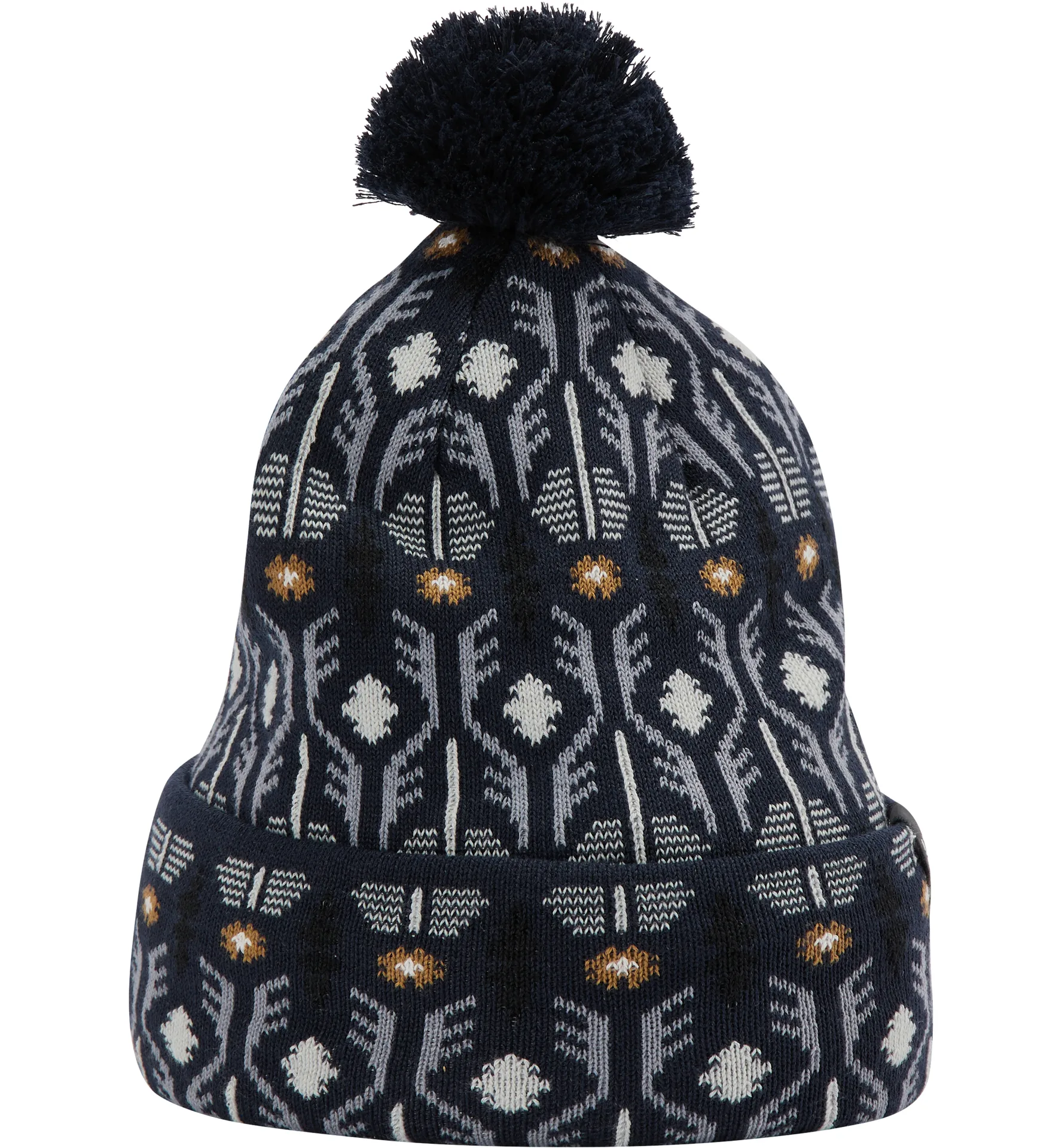 Mountain Jaquard Beanie Tarn Blue Pattern