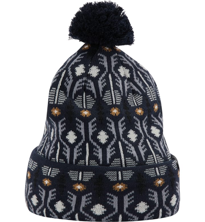 Mountain Jaquard Beanie Tarn Blue Pattern