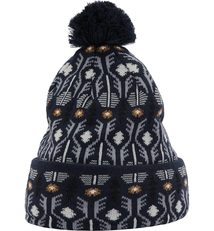 Mountain Jaquard Beanie Tarn Blue Pattern