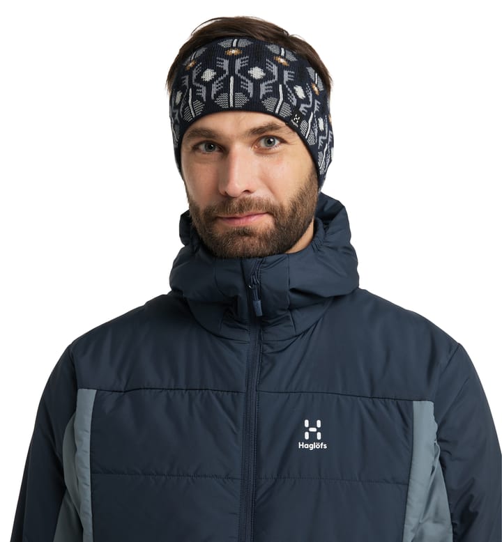 Mountain Jaquard Headband Tarn Blue Pattern Mountain Jaquard Headband Tarn Blue Pattern