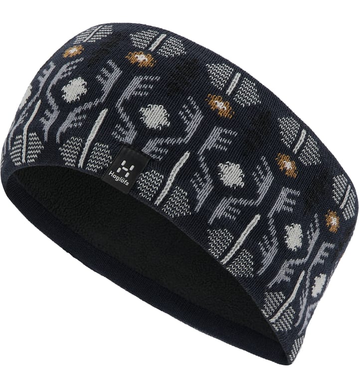 Mountain Jaquard Headband Tarn Blue Pattern